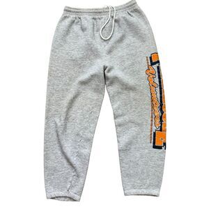 Vintage Tennessee Vols Pants Womens Size L Gray Sweatpants Spellout NCAA USA 90s